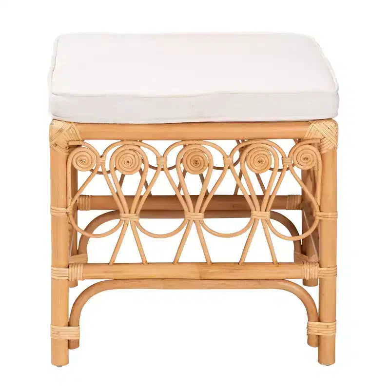Rattan Footstool
