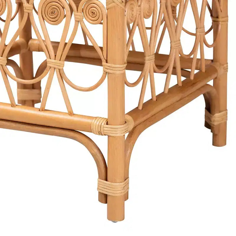 Rattan Footstool