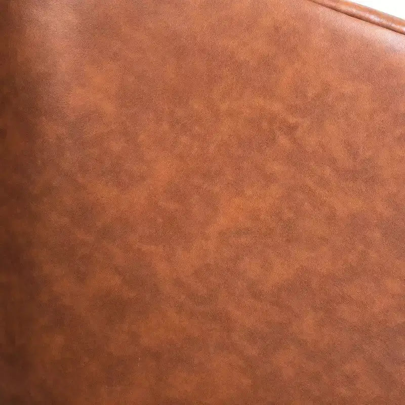 Club Style Barrel Accent Chair, 360° Swivel, Fabric Upholstery, Sloped Arms, 400 lb Capacity, No Assembly