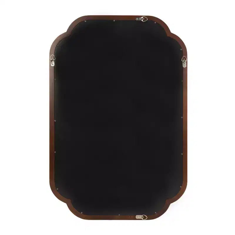 24x36" Scallop Wall Mirror, Novelty Shape, Plastic Frame, Wall Mount, Mounting Hardware Included