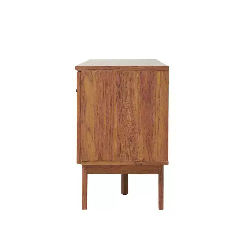 59" Farmhouse Caned TV Stand, Fits TVs up to 65", Drawer, Storage Doors, Cable Management, MDF