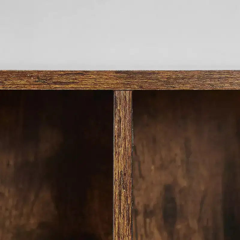 3-Shelf Wood Bookcase, Open Display Storage, Soft Edges, Multiple Color Options