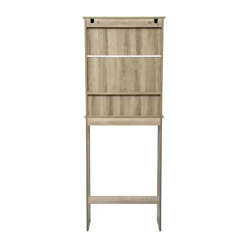 Farmhouse Over-the-Toilet Bathroom Storage Cabinet with Adjustable Shelf & Magnetic Doors