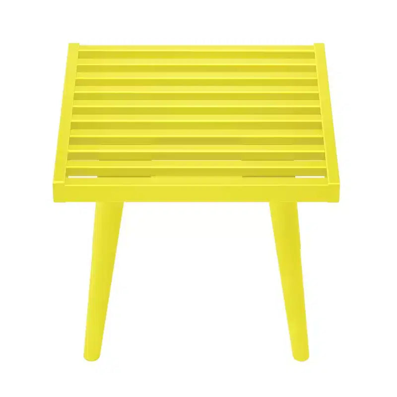 19" Solid Wood Entryway Bench, Pine & Birch, Mid-Century Slatted Design, 400 lb Capacity, Low VOC