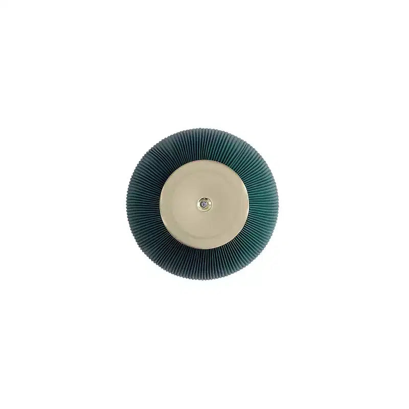 Round End Table, Leatherette Upholstered Base, Ceramic Faux Marble Top, 80 lb Capacity, No Assembly