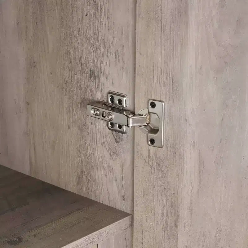 Wardrobe Closet with 2 Doors & 2 Drawers, 4 Adjustable Shelves, MDF, Anti-Tip Hardware, 84" Tall