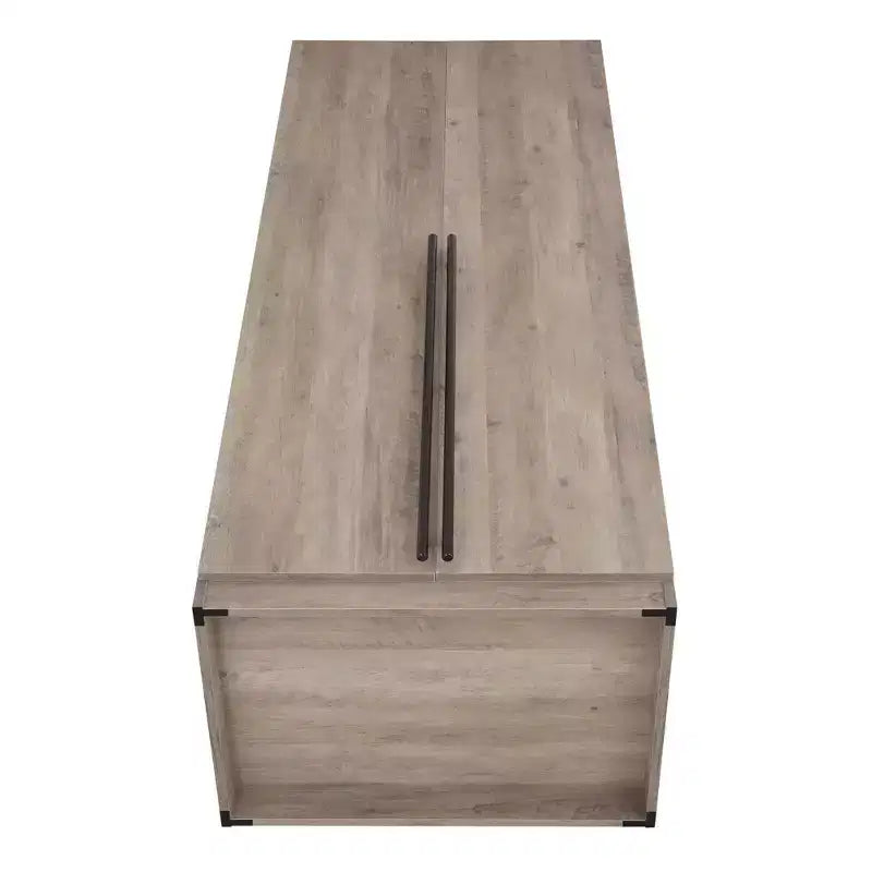 Wardrobe Closet with 2 Doors & 2 Drawers, 4 Adjustable Shelves, MDF, Anti-Tip Hardware, 84" Tall