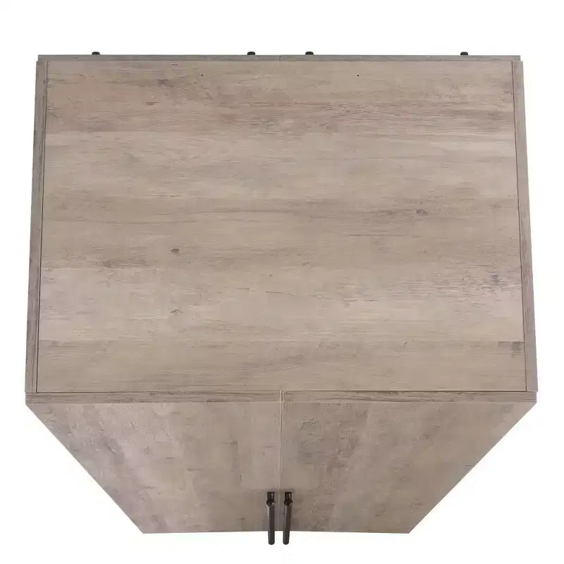Wardrobe Closet with 2 Doors & 2 Drawers, 4 Adjustable Shelves, MDF, Anti-Tip Hardware, 84" Tall