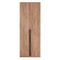 Wardrobe Closet with 2 Doors & 2 Drawers, 4 Adjustable Shelves, MDF, Anti-Tip Hardware, 84" Tall