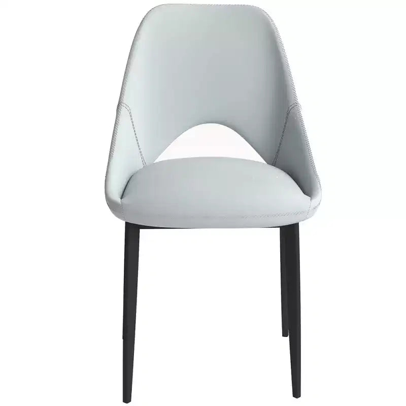 Modern Upholstered Dining Chair, Fabric Seat with Metal Legs, Accent Seating for Kitchen, Dining Room, or Office