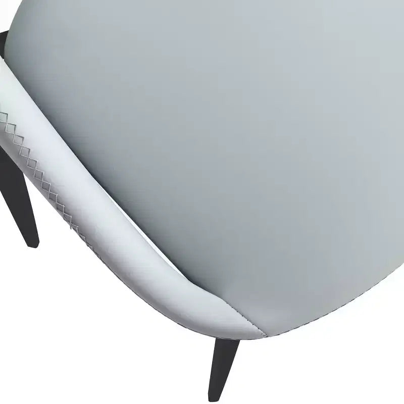 Modern Upholstered Dining Chair, Fabric Seat with Metal Legs, Accent Seating for Kitchen, Dining Room, or Office