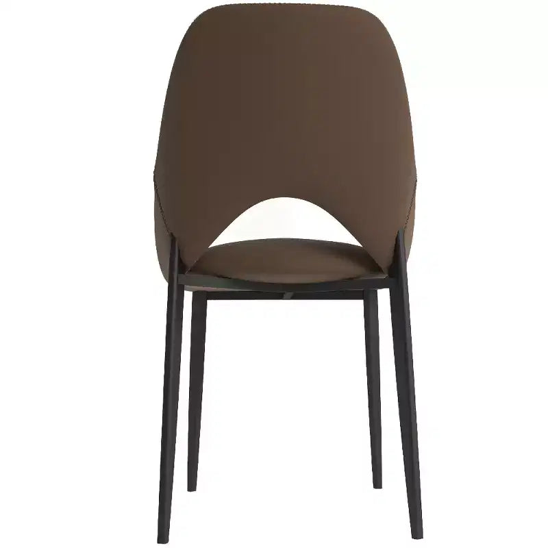 Modern Upholstered Dining Chair, Fabric Seat with Metal Legs, Accent Seating for Kitchen, Dining Room, or Office