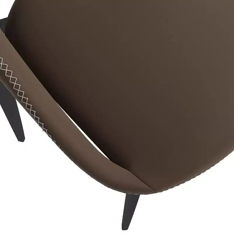 Modern Upholstered Dining Chair, Fabric Seat with Metal Legs, Accent Seating for Kitchen, Dining Room, or Office