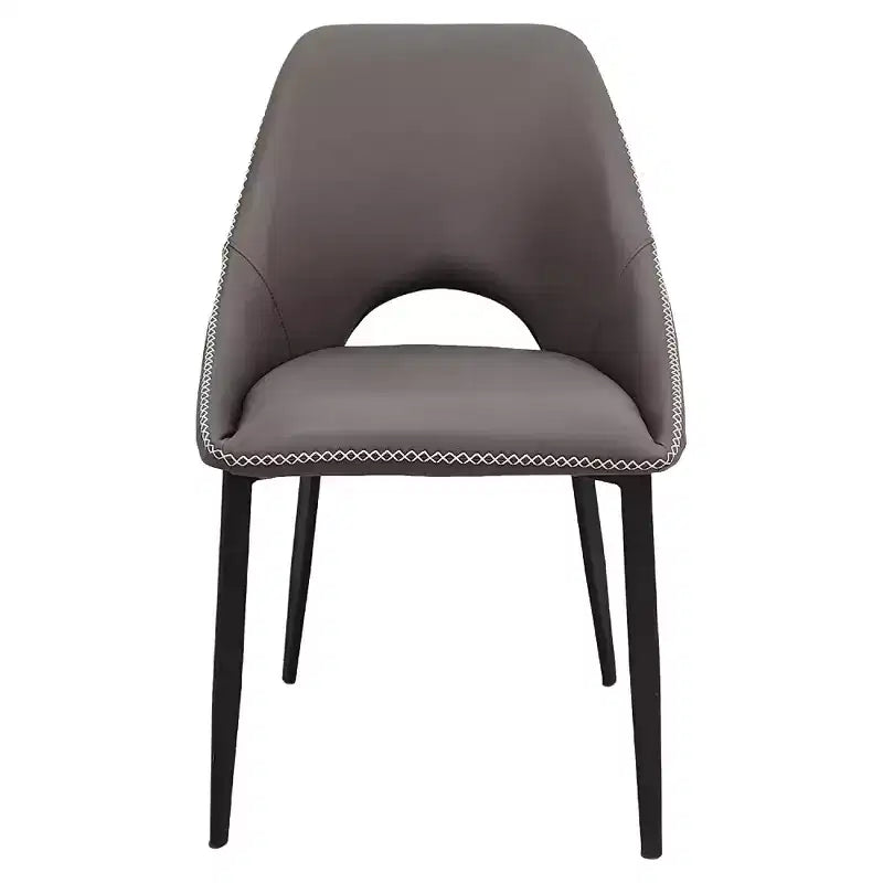 Modern Upholstered Dining Chair, Fabric Seat with Metal Legs, Accent Seating for Kitchen, Dining Room, or Office