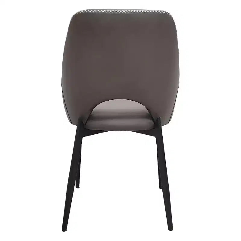 Modern Upholstered Dining Chair, Fabric Seat with Metal Legs, Accent Seating for Kitchen, Dining Room, or Office