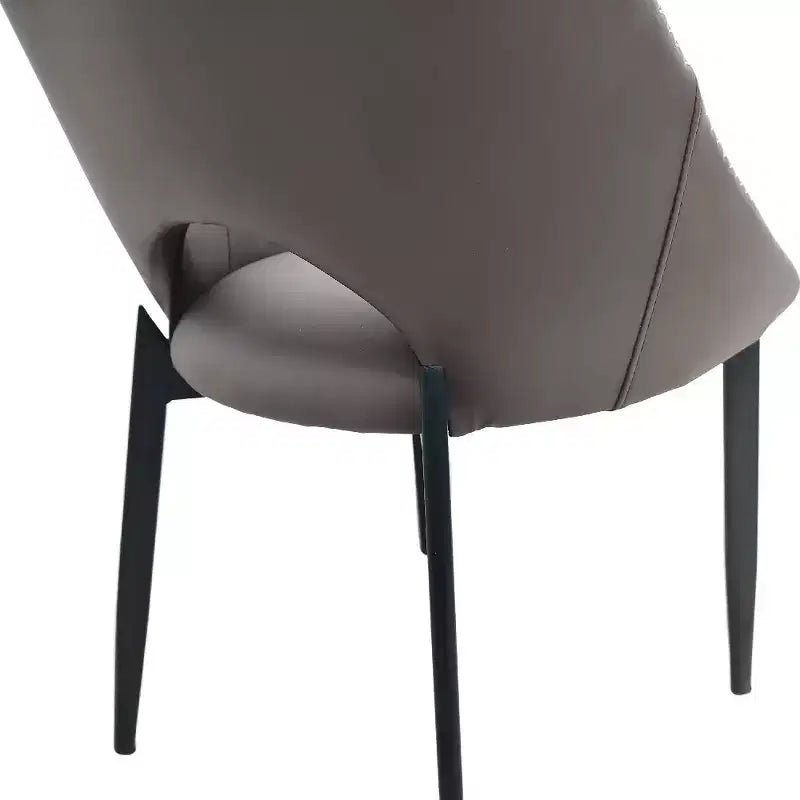 Modern Upholstered Dining Chair, Fabric Seat with Metal Legs, Accent Seating for Kitchen, Dining Room, or Office