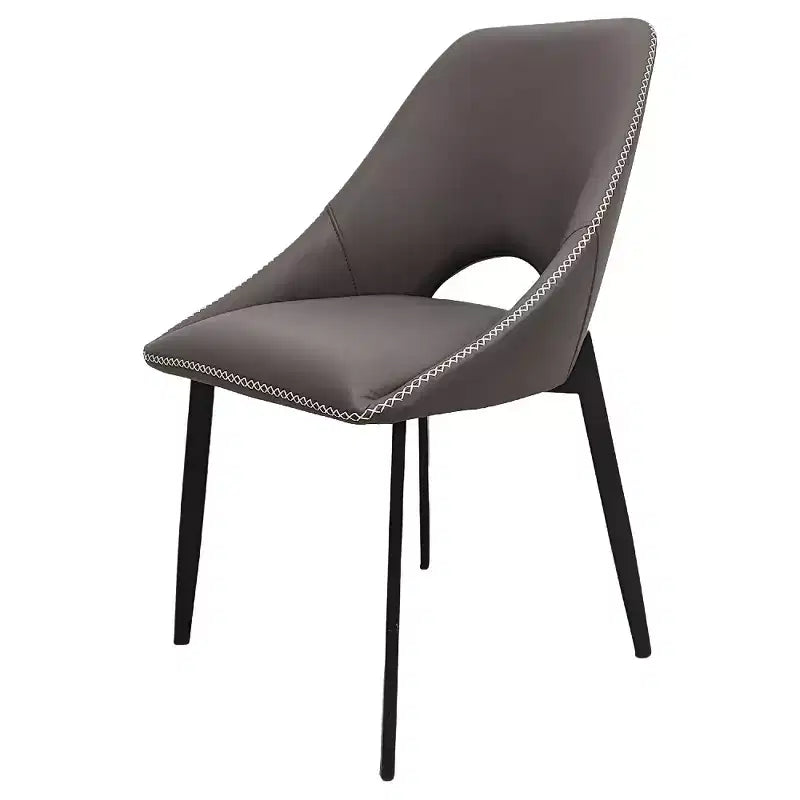 Modern Upholstered Dining Chair, Fabric Seat with Metal Legs, Accent Seating for Kitchen, Dining Room, or Office