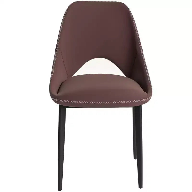 Modern Upholstered Dining Chair, Fabric Seat with Metal Legs, Accent Seating for Kitchen, Dining Room, or Office