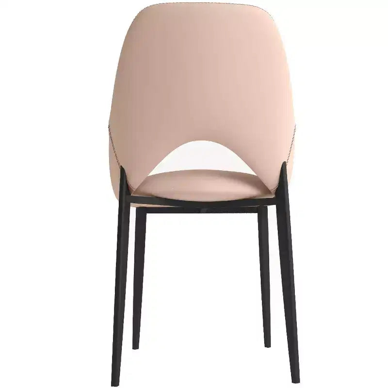 Modern Upholstered Dining Chair, Fabric Seat with Metal Legs, Accent Seating for Kitchen, Dining Room, or Office