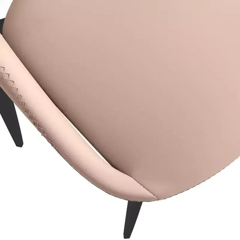 Modern Upholstered Dining Chair, Fabric Seat with Metal Legs, Accent Seating for Kitchen, Dining Room, or Office