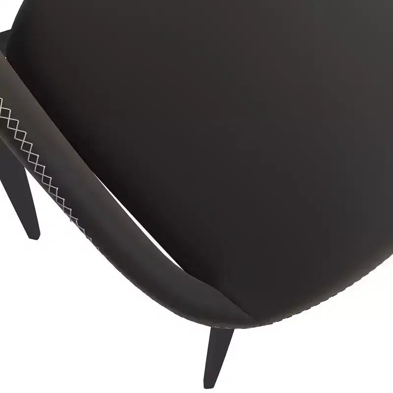 Modern Upholstered Dining Chair, Fabric Seat with Metal Legs, Accent Seating for Kitchen, Dining Room, or Office