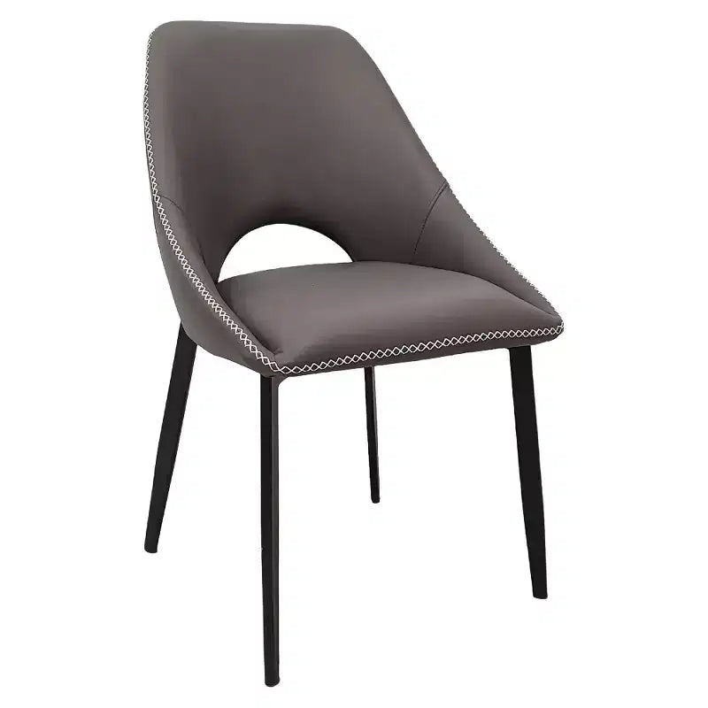 Modern Upholstered Dining Chair, Fabric Seat with Metal Legs, Accent Seating for Kitchen, Dining Room, or Office