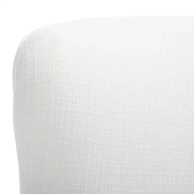 Cognac Upholstered Accent Chair, Wood Frame, Foam Cushion, 275 lb Capacity